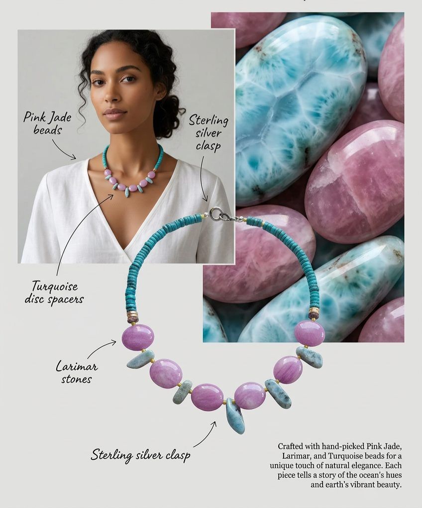 Larimar, turcoaz si margele Miyuki